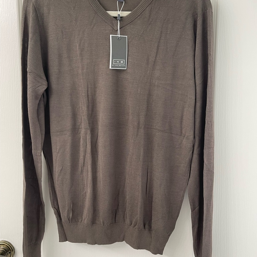IKE Behar V-Neck Sweater Small